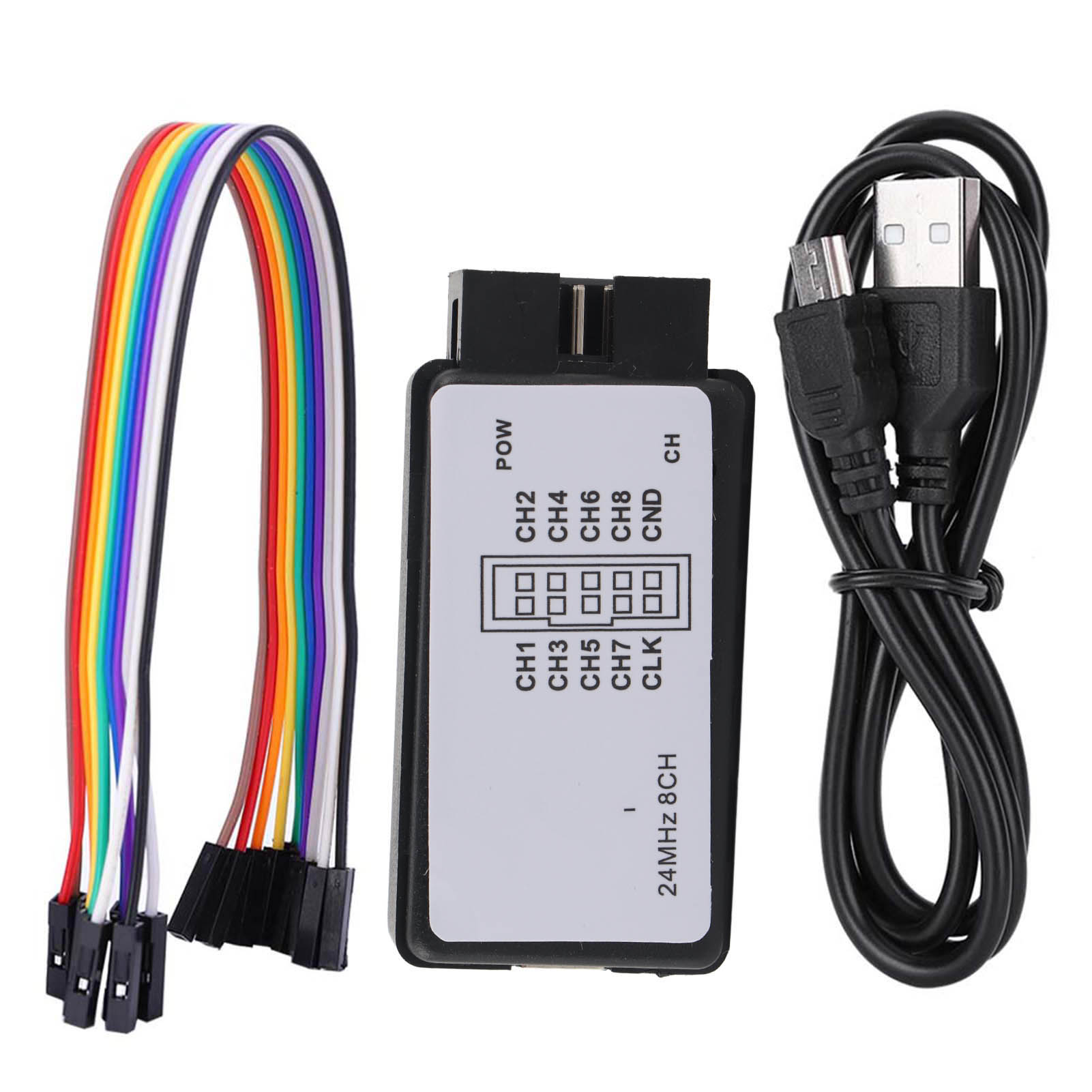 Logic Analyzer Usb - Analizator Logiczny 24MHz USB Zestaw Analizatora