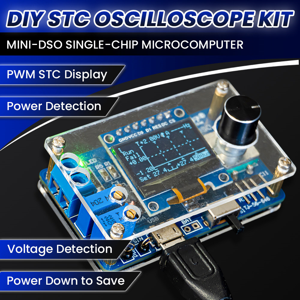 Oscilloscope Dso Mini - DIY Mini oscyloskop cyfrowy zestaw elektroniczny