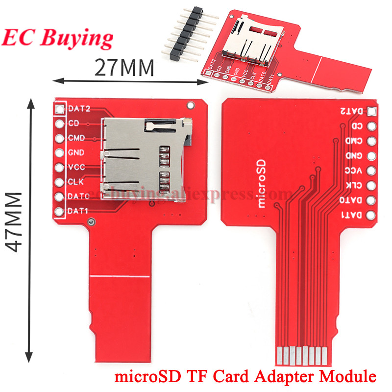 Sd Card Module Spi - 10 szt./1 szt. Moduł adaptera SPI
