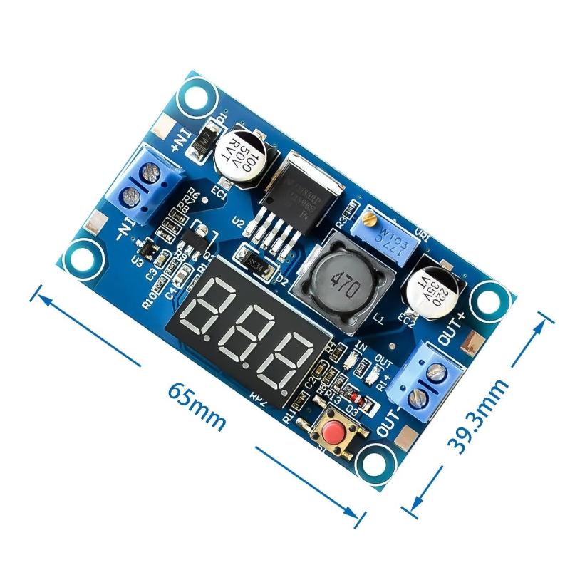 Moduł zasilacza LM2596 z wyświ – Diy Electronics Supplies recenzja i cena