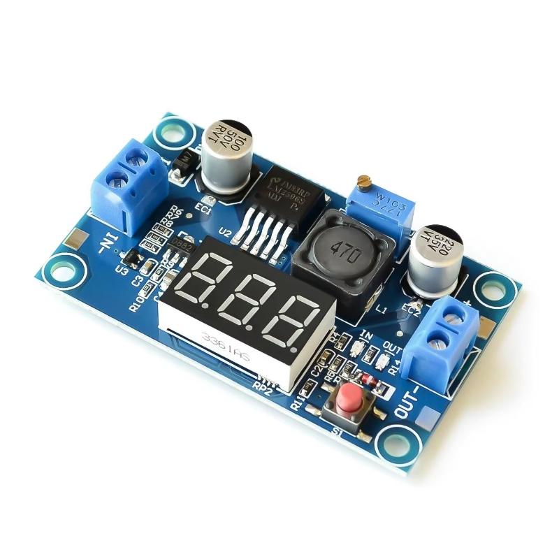 Moduł zasilacza LM2596 z wyświ – Diy Electronics Supplies recenzja i cena