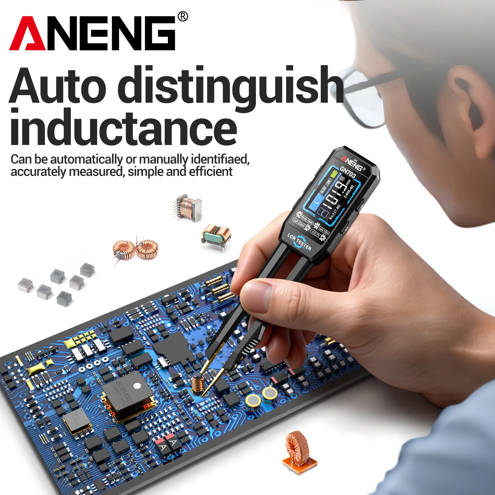 ANENG GN703 USB Akumulatorowy  – Logic Analyzer Usb recenzja i cena