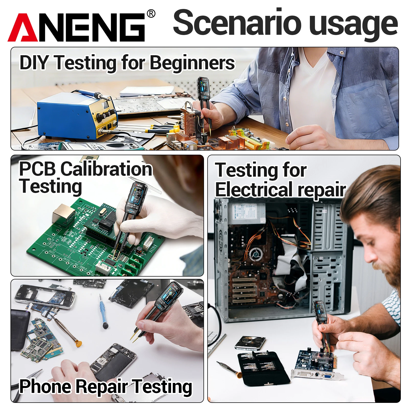 ANENG GN703 USB Akumulatorowy  – Logic Analyzer Usb recenzja i cena