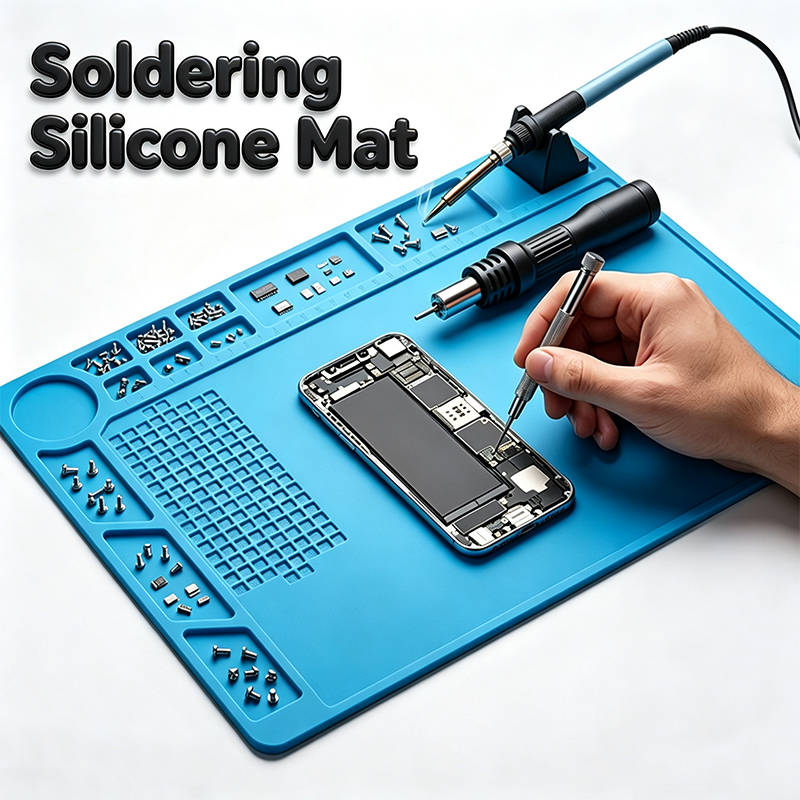 Silikonowa mata naprawcza, pod – Diy Soldering Station No Electronics recenzja i cena
