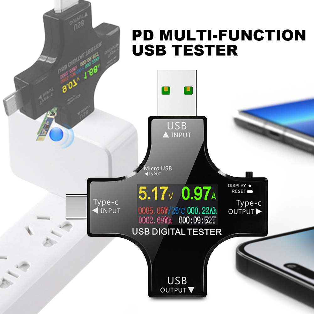 Tester USB Type-C PD kolorowy  – Logic Analyzer Usb recenzja i cena