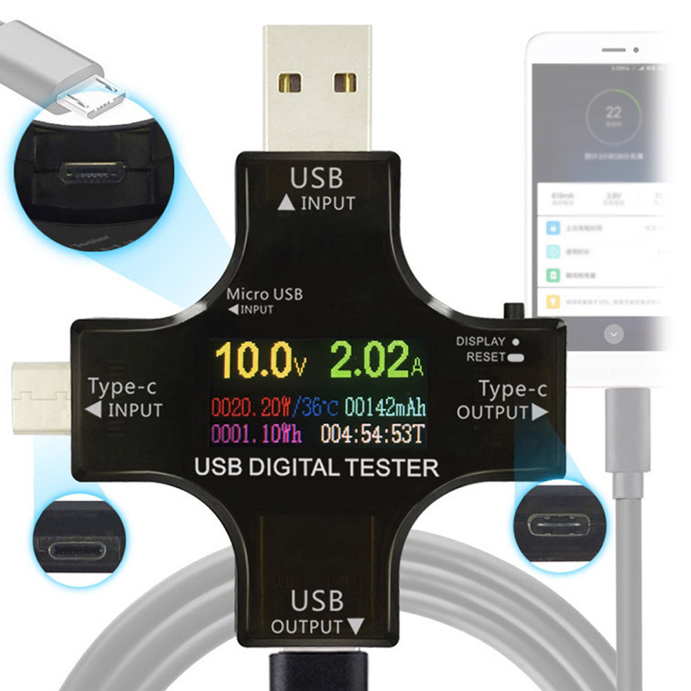 Tester USB Type-C PD kolorowy  – Logic Analyzer Usb recenzja i cena
